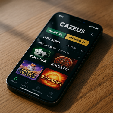 Cazeus Casino - Mobilā Versija - Responsīva Platforma Telefoniem